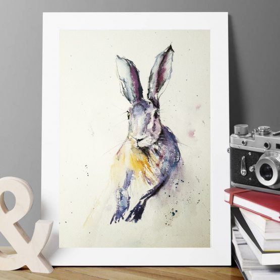 Wild Hare print